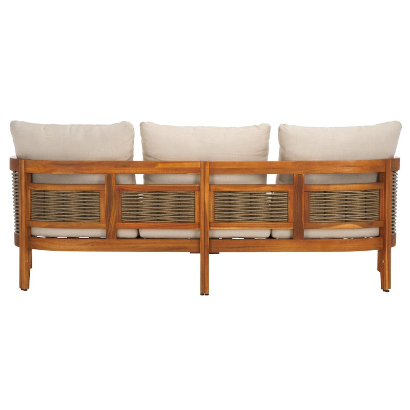 SAFAVIEH Outdoor Living Amanda Canapé 3 places. - 76Lx30Px25H