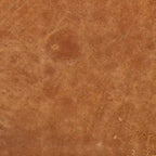 Ottoman Poly & Bark Jarmo avec table en noyer réglable – Cuir pleine fleur véritable italien