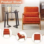 Fauteuil d'appoint rembourré Mid-Century Modern