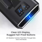 Climatiseur portable 3-en-1 Waykar 5000 BTU avec déshumidificateur et télécommande pour tente, camping et camping-car