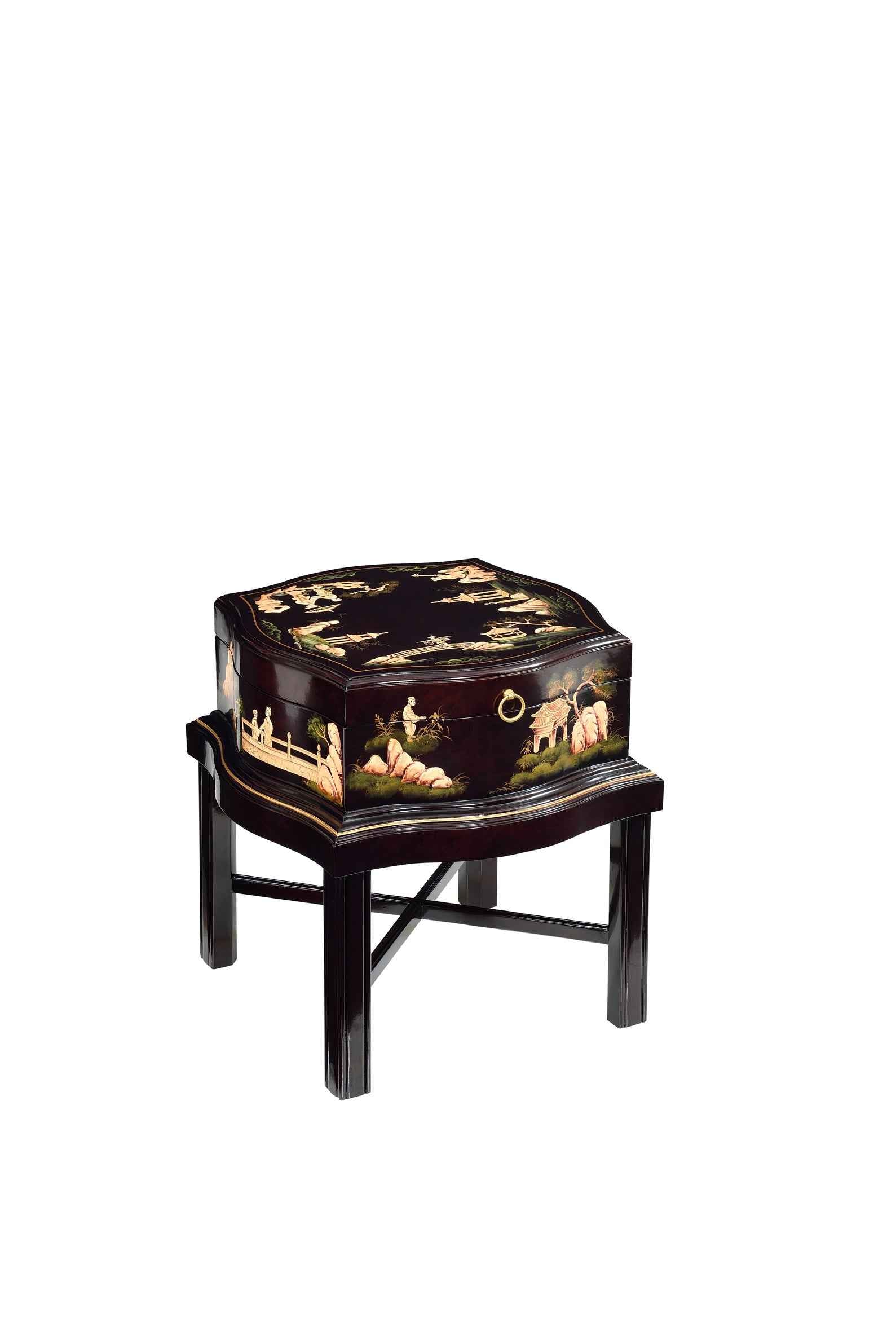 Petite table d'appoint ronde pour les espaces modernes