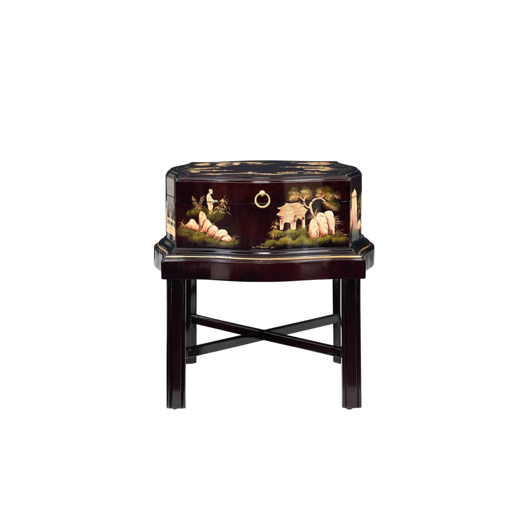 Petite table d'appoint ronde pour les espaces modernes