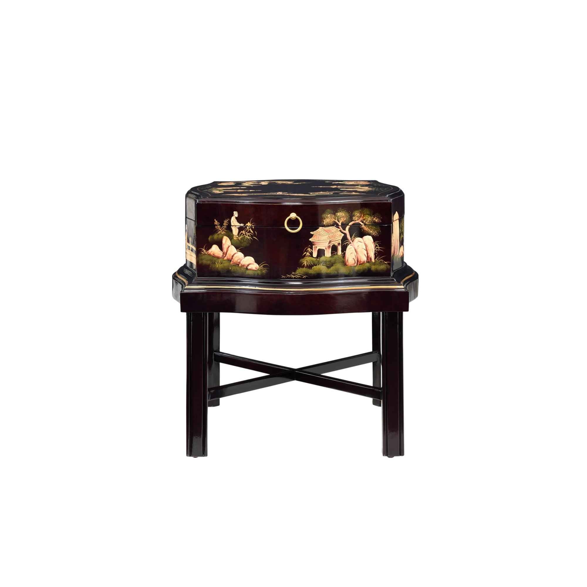 Petite table d'appoint ronde pour les espaces modernes