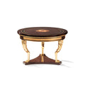 Table à manger ronde élégante pour des dîners polyvalents et raffinés