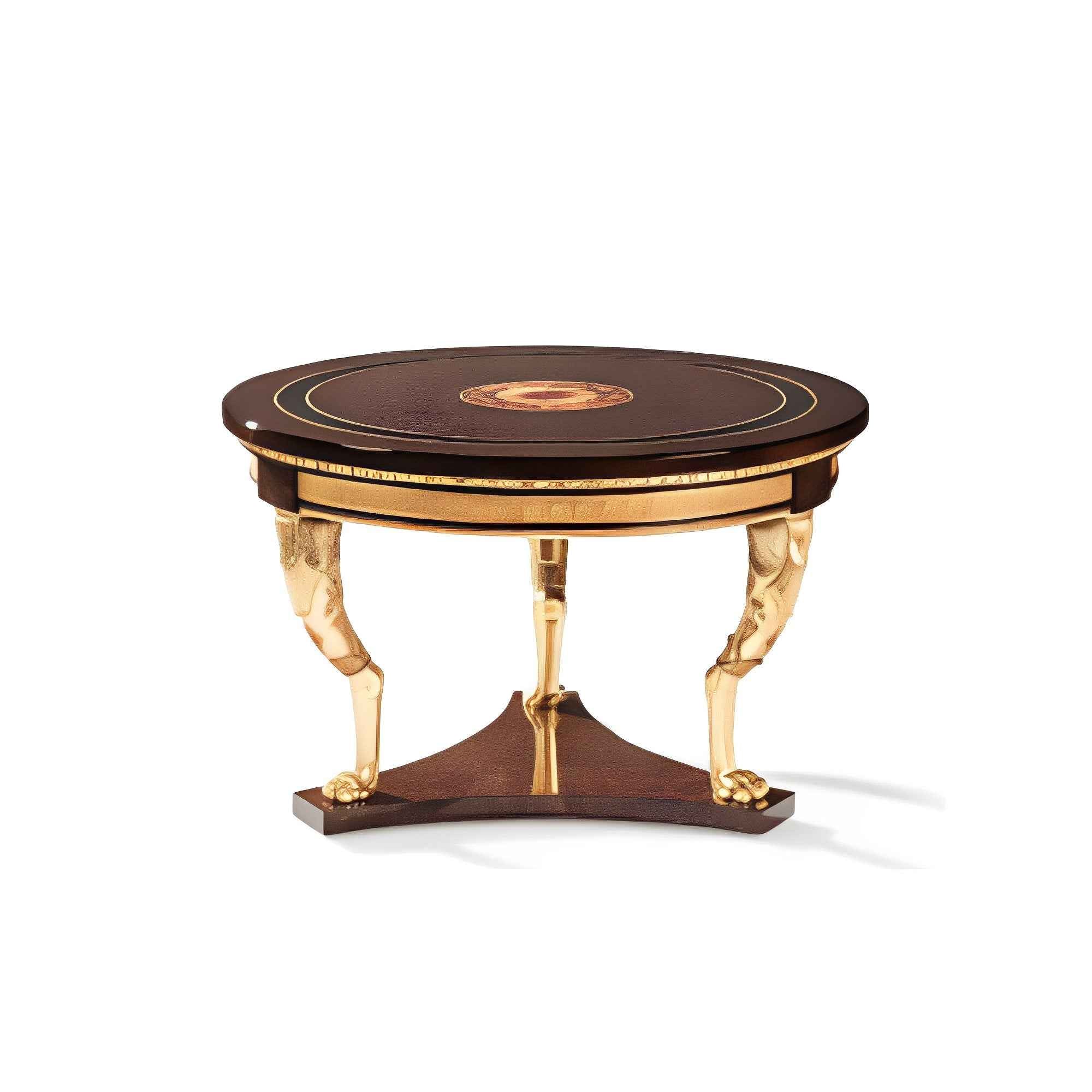 Table à manger ronde élégante pour des dîners polyvalents et raffinés