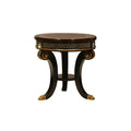 Table d'appoint ronde pour intérieurs contemporains