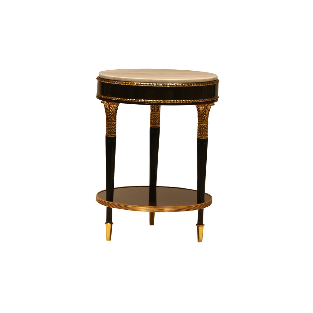 Table d'appoint ronde pour une décoration moderne et une utilisation polyvalente