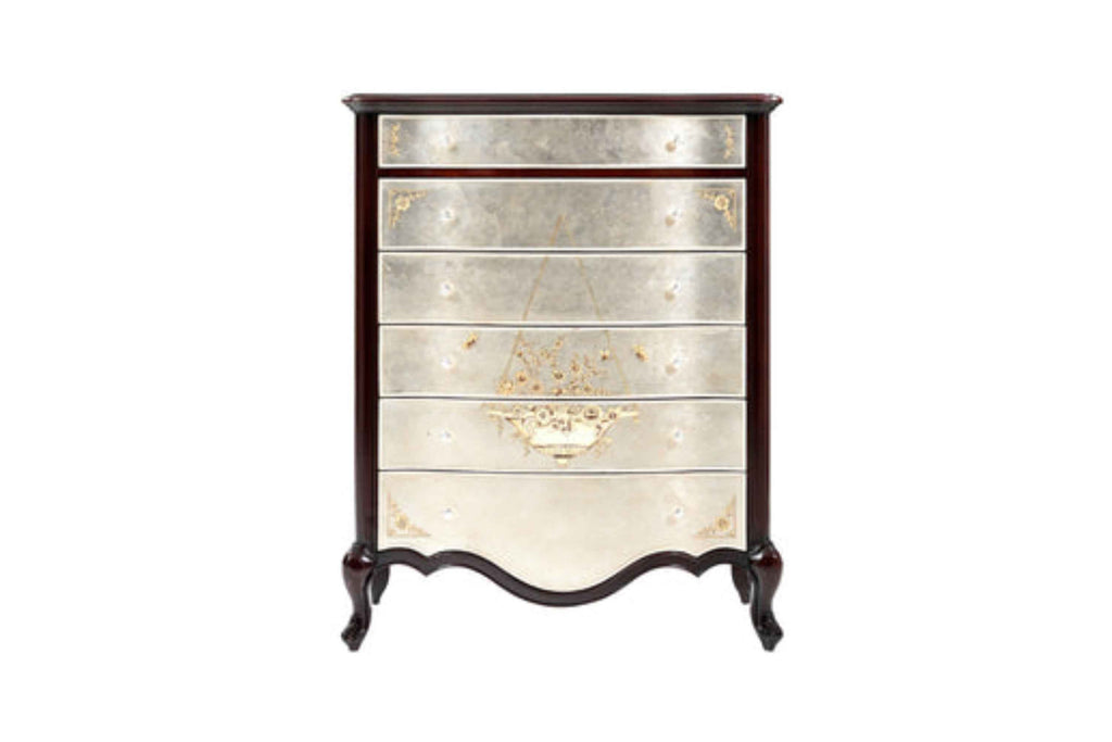 Commode élégante et fonctionnelle pour le rangement de la chambre