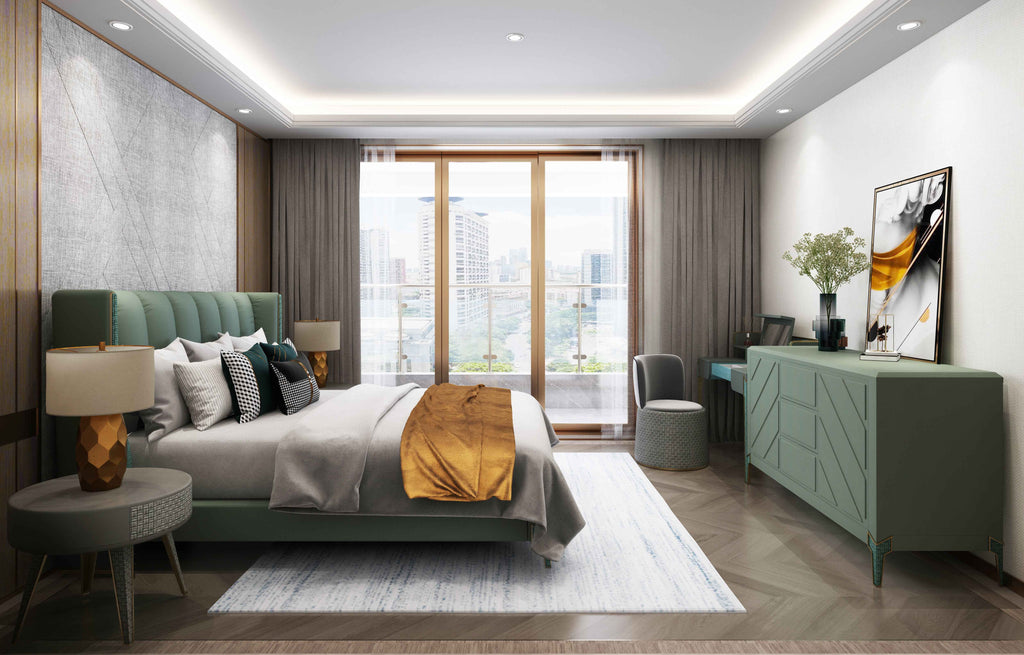 Coiffeuse moderne au design élégant et aux rangements fonctionnels