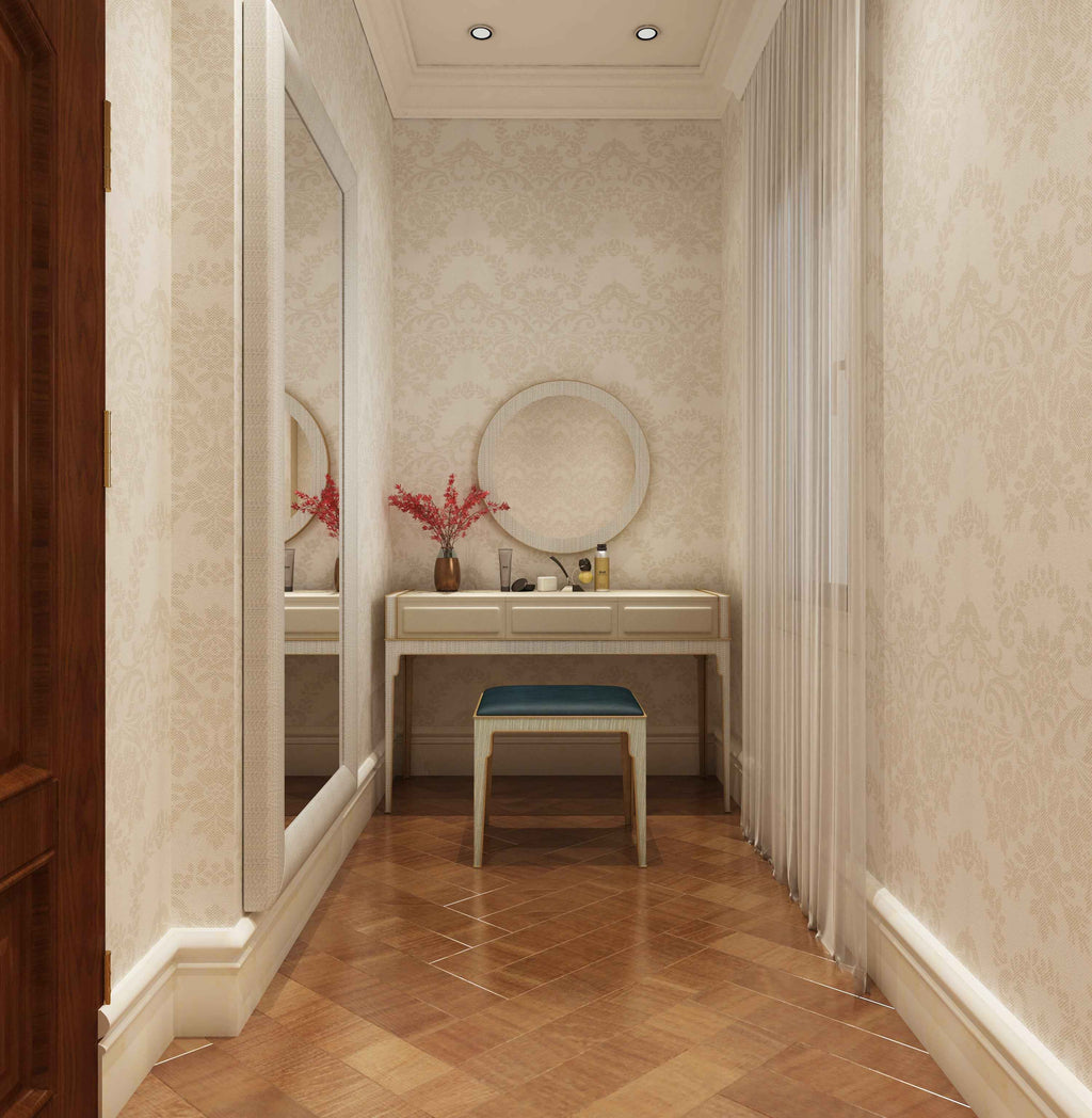Coiffeuse moderne avec miroir et rangement