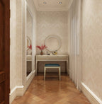 Coiffeuse moderne avec miroir et rangement