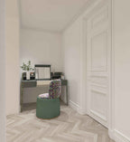 Coiffeuse moderne au design élégant et aux rangements fonctionnels