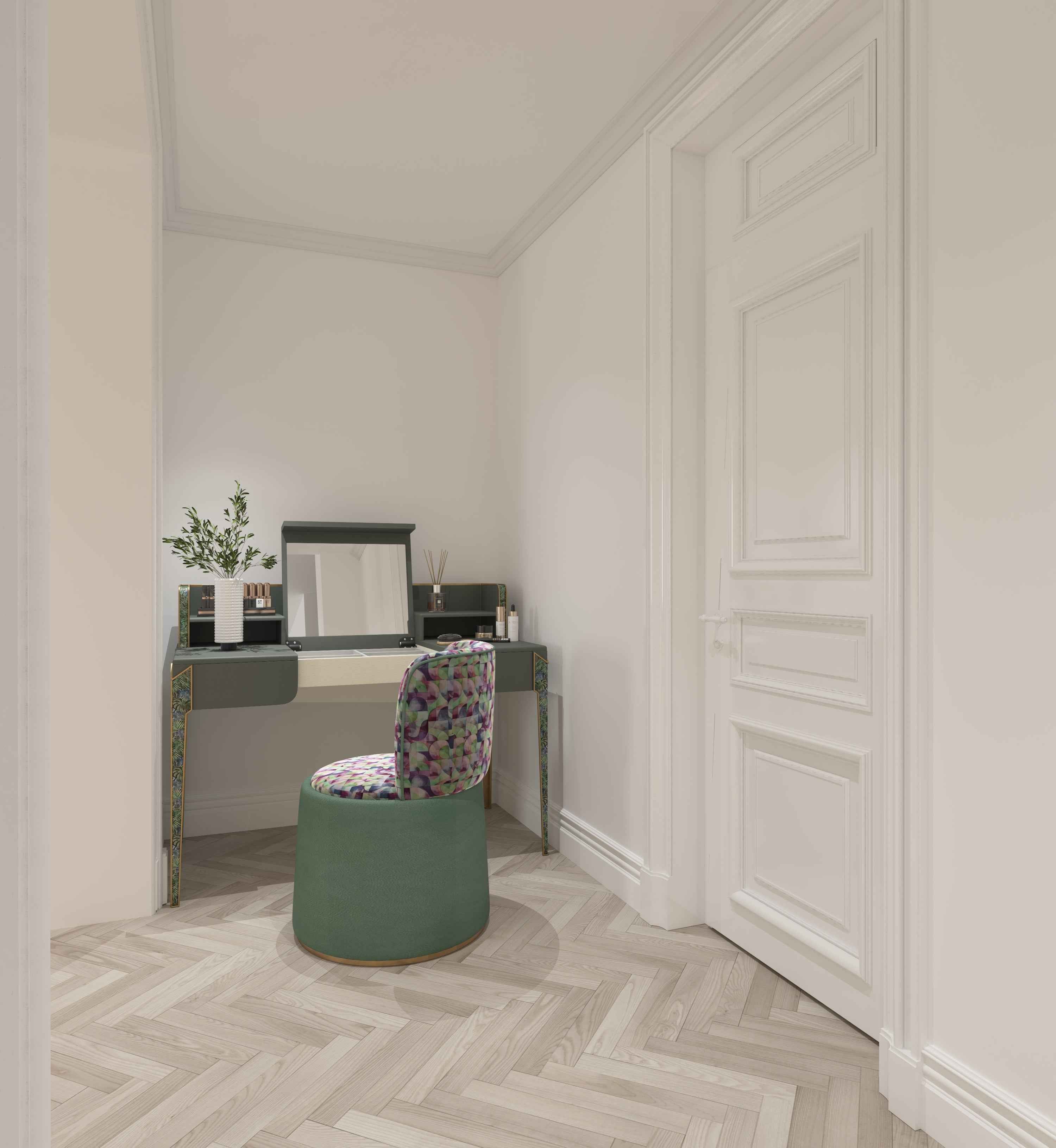 Coiffeuse moderne au design élégant et aux rangements fonctionnels