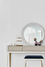 Coiffeuse moderne avec miroir et rangement