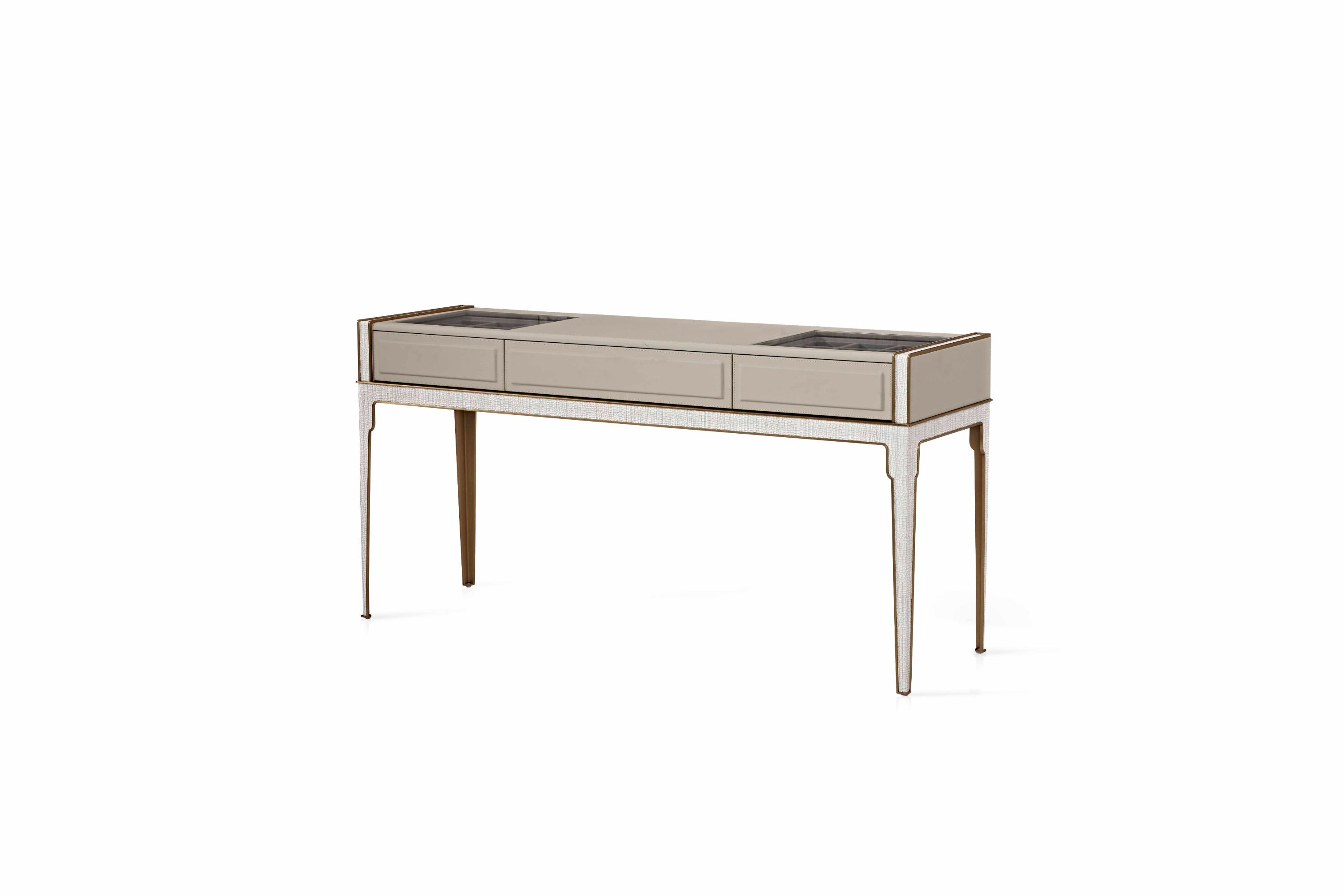 Coiffeuse moderne avec miroir et rangement
