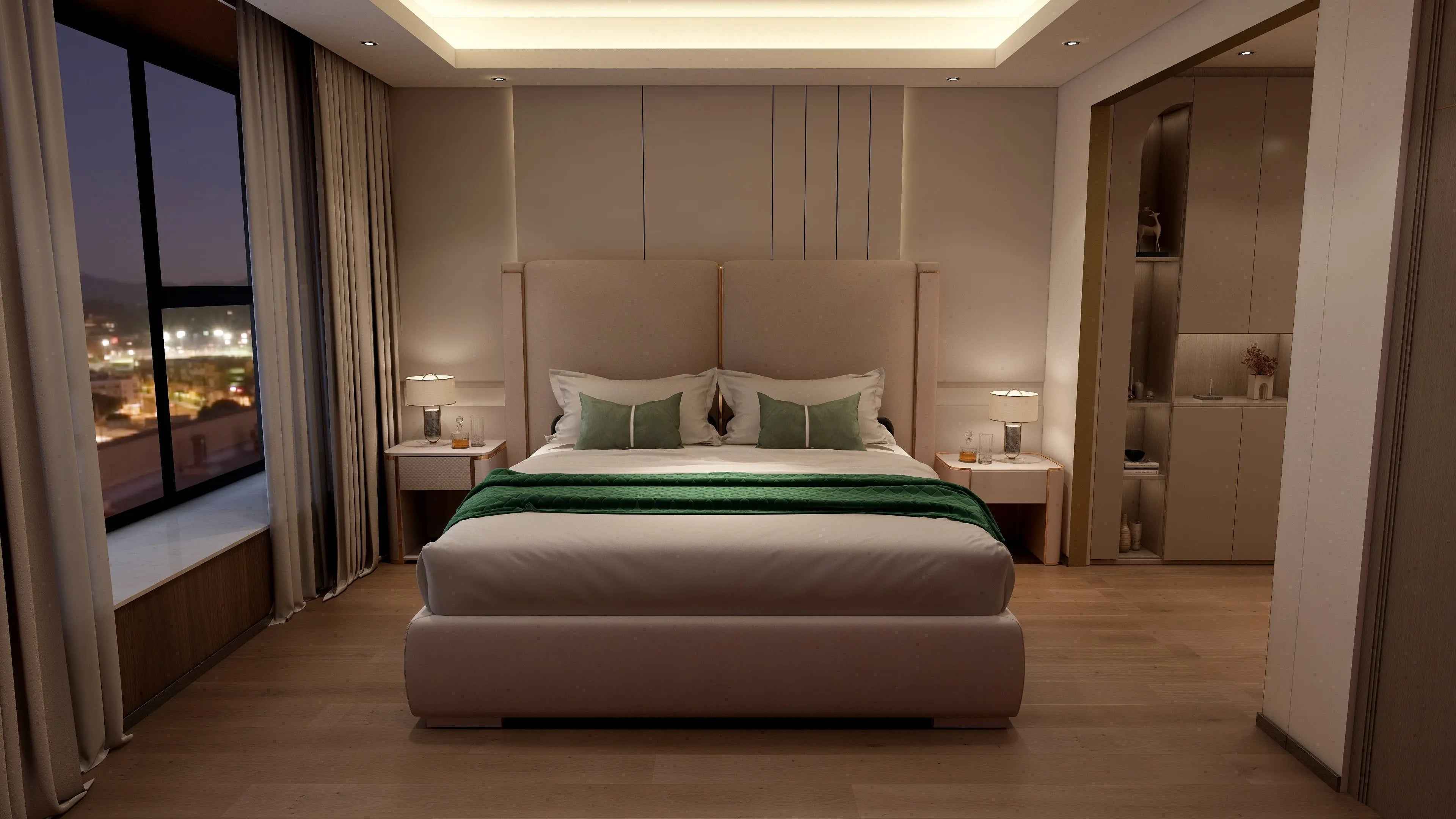 Table de chevet moderne avec tiroir pour chambre à coucher