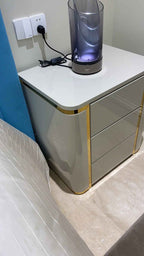 Table de chevet moderne avec tiroir pour chambre à coucher