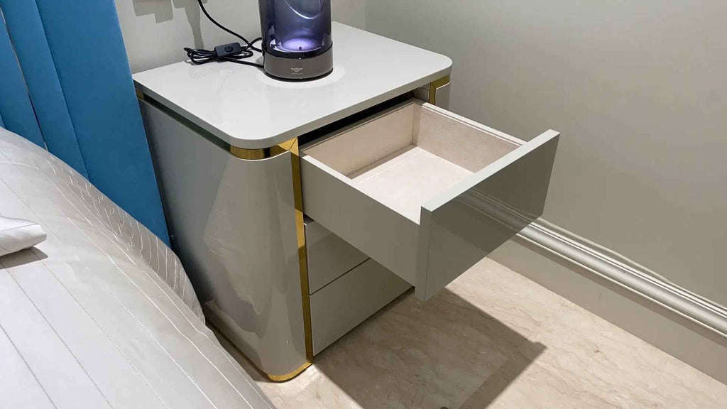 Table de chevet moderne avec tiroir pour chambre à coucher