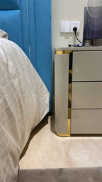 Table de chevet moderne avec tiroir pour chambre à coucher