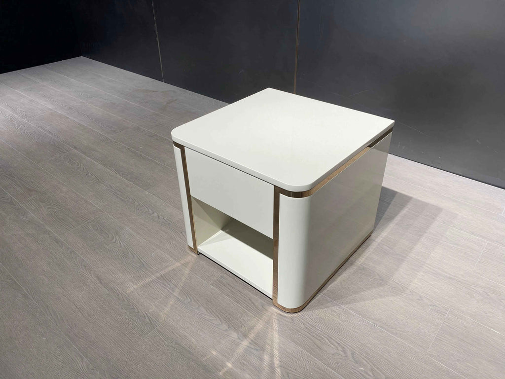 Table de chevet moderne avec tiroir pour chambre à coucher