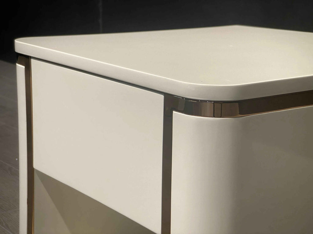 Table de chevet moderne avec tiroir pour chambre à coucher