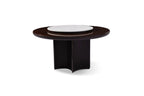 Table à manger ronde classique de luxe léger