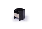 Table de chevet noire contemporaine pour chambres modernes