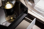 Table de chevet noire contemporaine pour chambres modernes