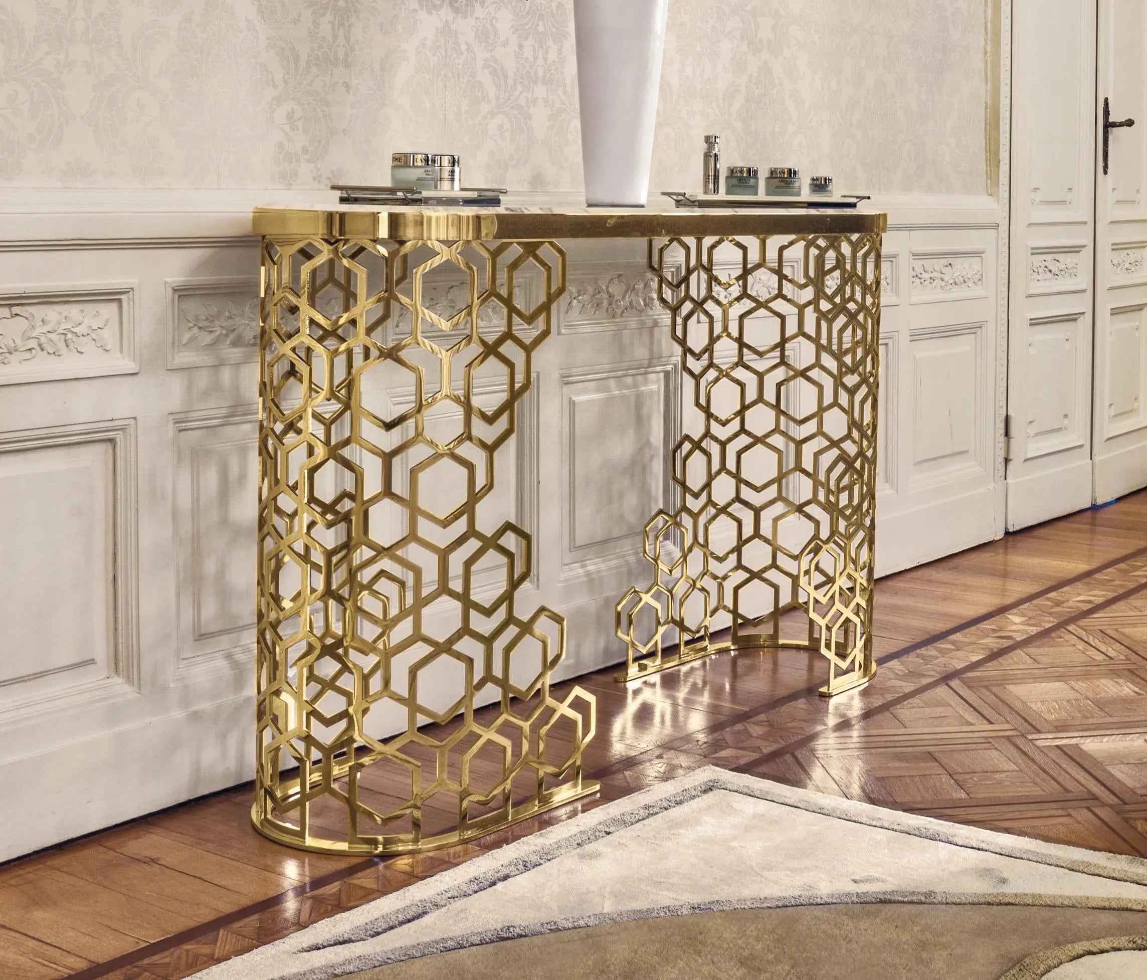 Console élégante pour entrée de foyer