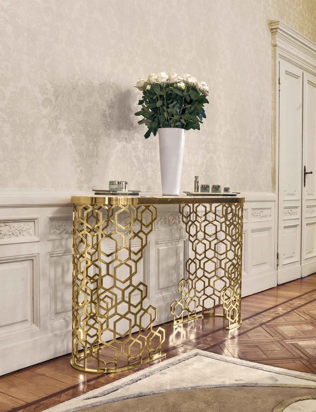 Console élégante pour entrée de foyer