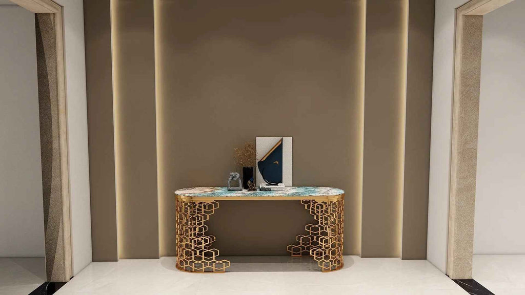 Console élégante pour entrée de foyer