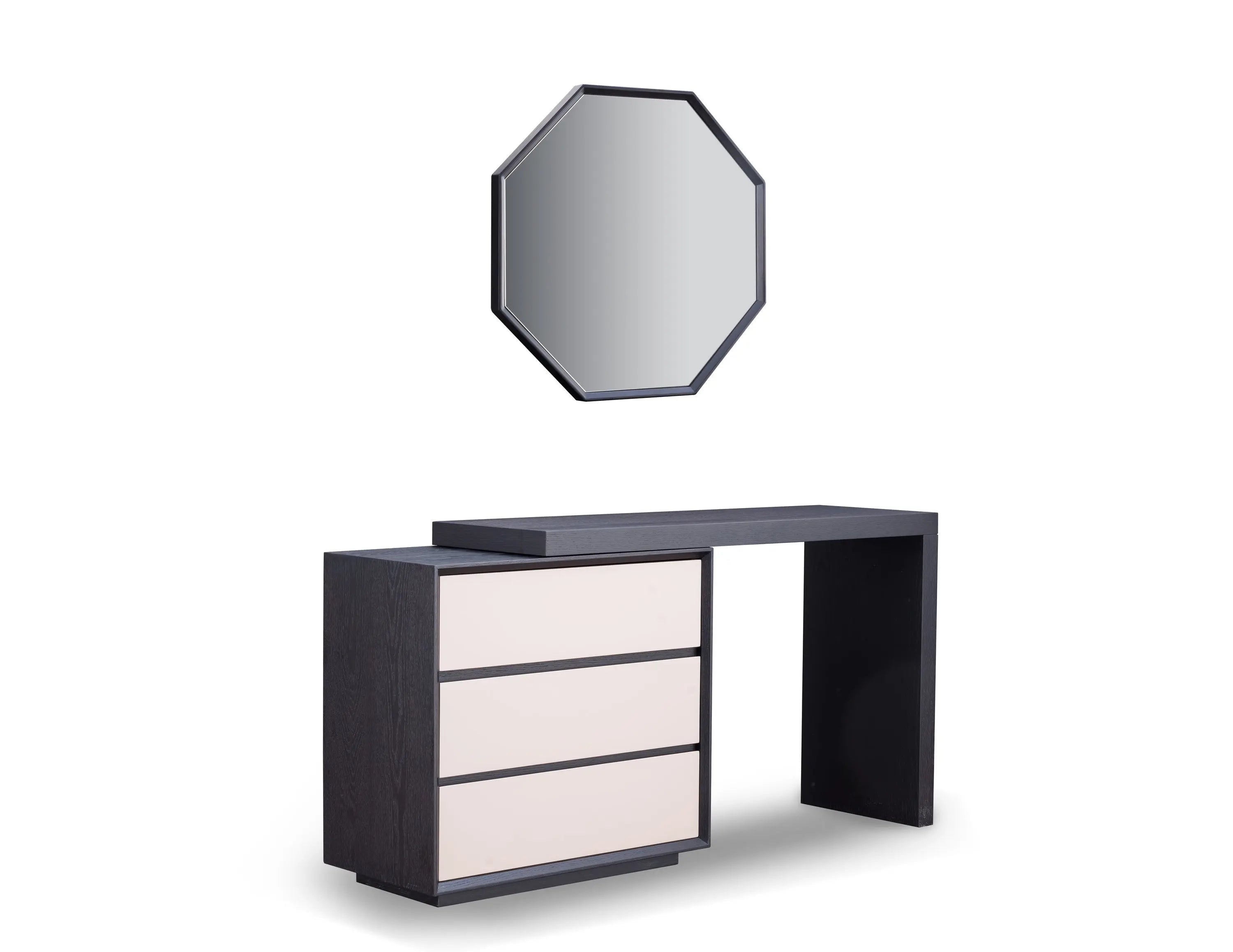 Élégante coiffeuse fonctionnelle pour chambre à coucher