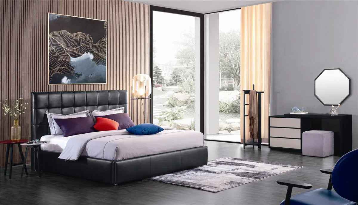 Élégante coiffeuse fonctionnelle pour chambre à coucher
