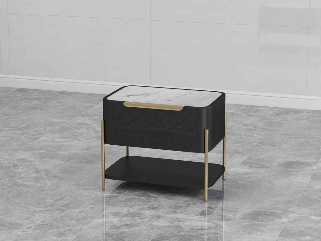 Table de chevet élégante et fonctionnelle pour les chambres modernes