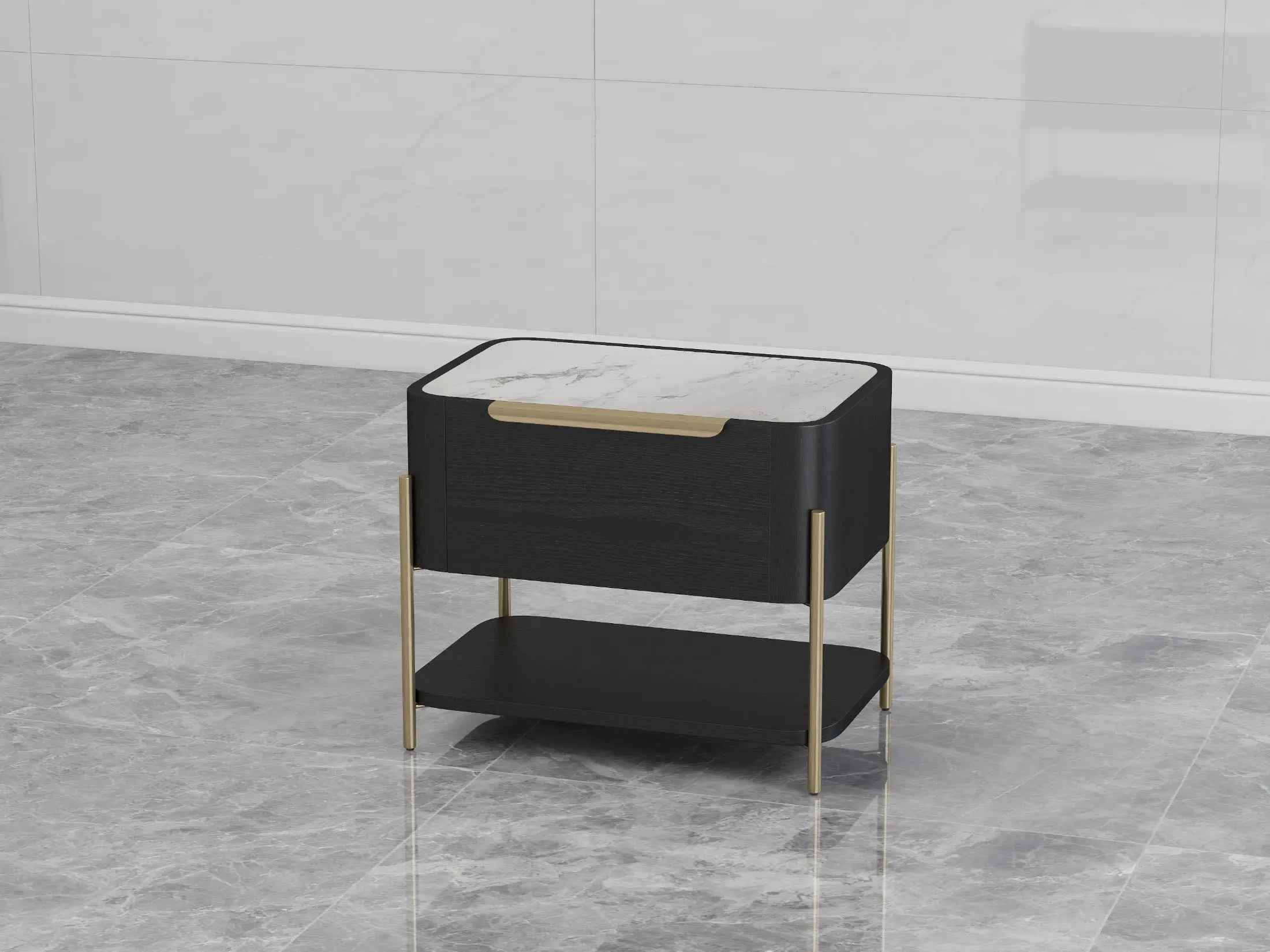 Table de chevet élégante et fonctionnelle pour les chambres modernes