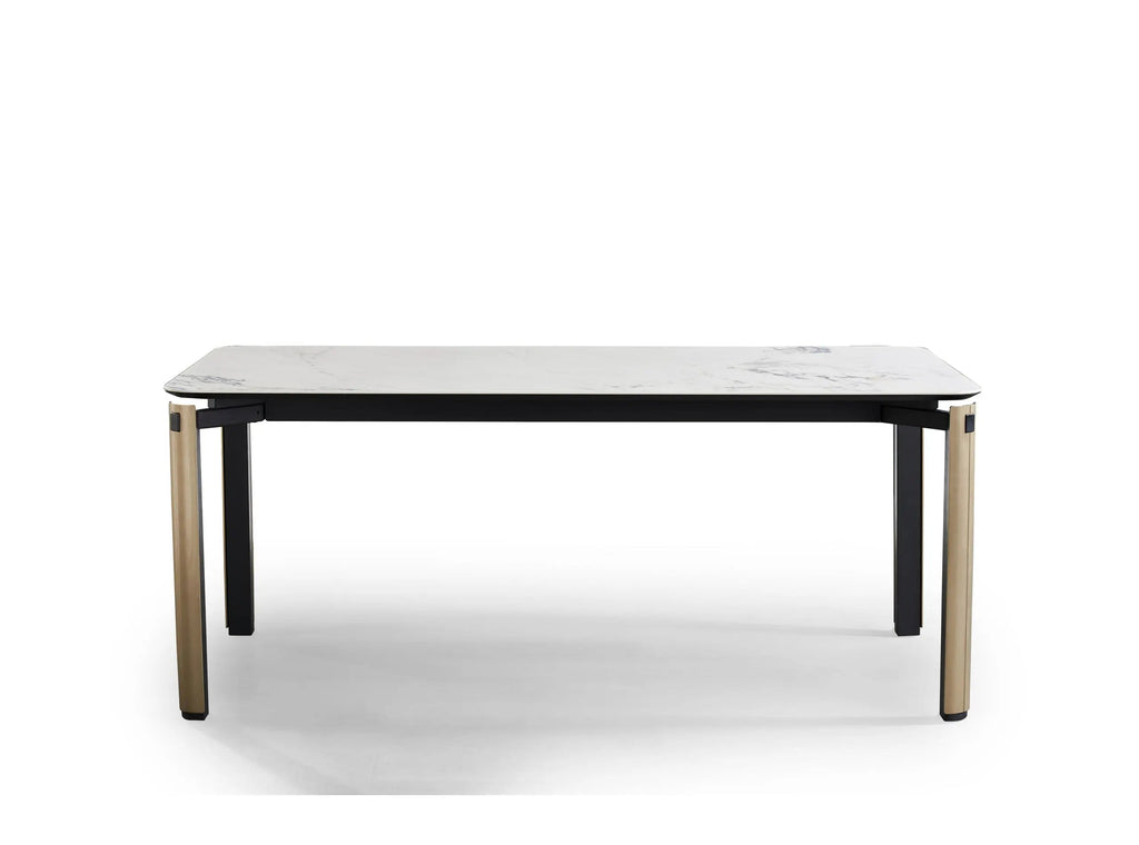 Table à manger minimaliste italien Morandi White Rock Plate HA-2016-1