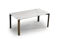 Table à manger minimaliste italien Morandi White Rock Plate HA-2016-1