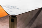 Table à manger minimaliste italien Morandi White Rock Plate HA-2016-1