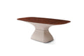 Table à manger moderne en marbre de luxe pour salon