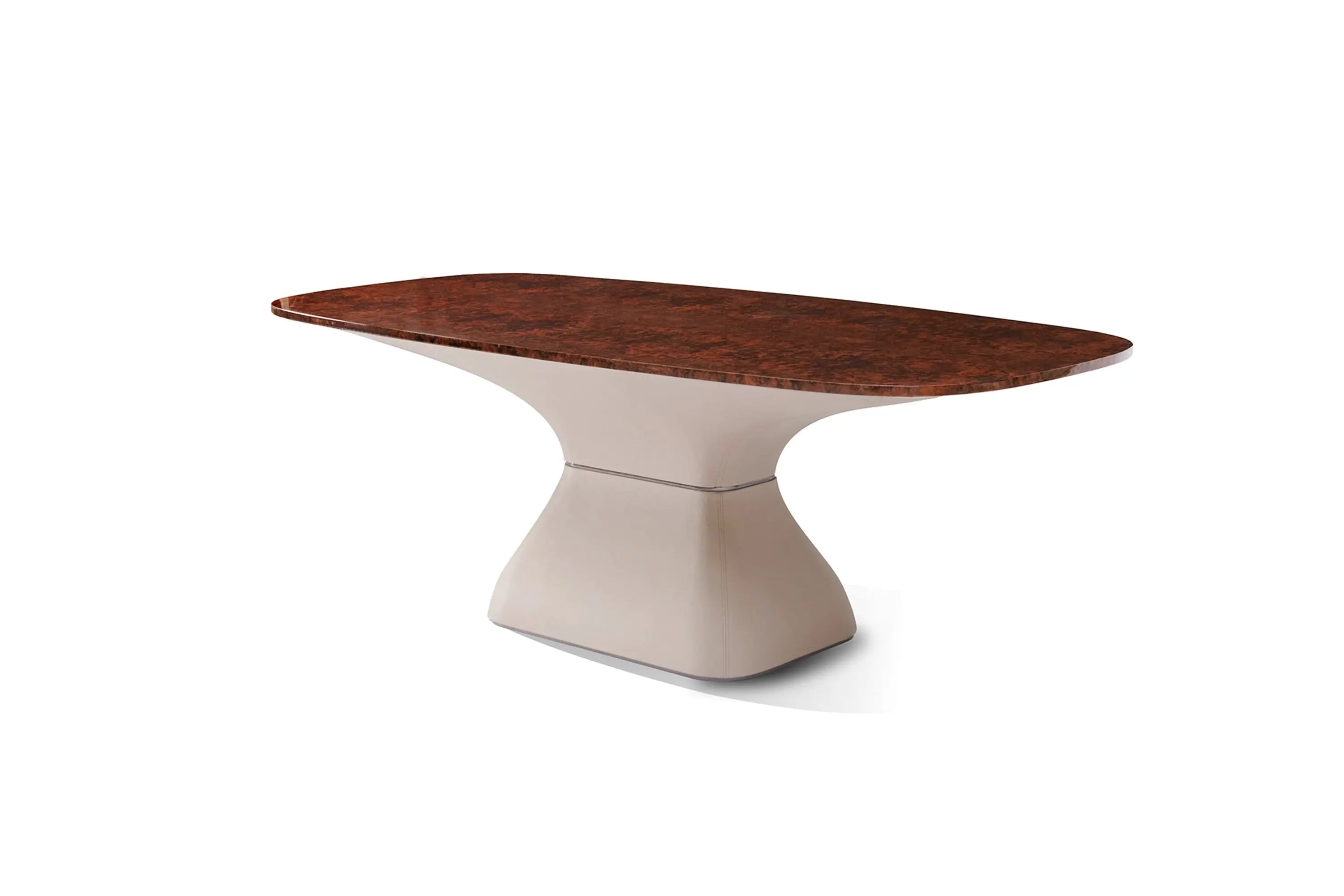 Table à manger moderne en marbre de luxe pour salon