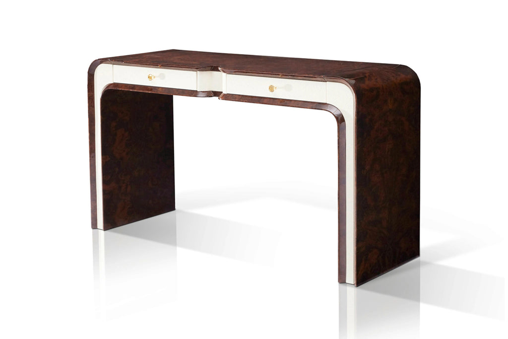Console en marbre et bois de luxe pour entrée