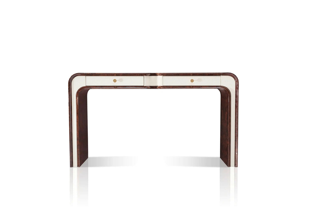 Console en marbre et bois de luxe pour entrée