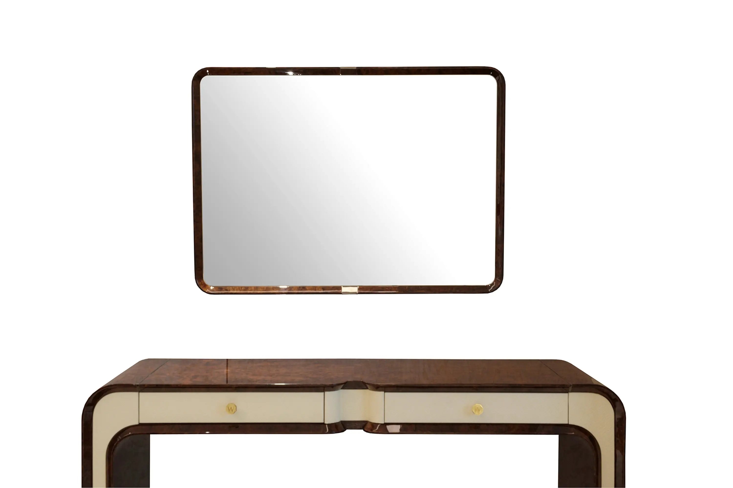 Console en marbre et bois de luxe pour entrée