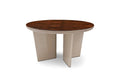 Table à manger ronde de luxe en marbre, style moderne et minimaliste
