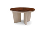 Table à manger ronde de luxe en marbre, style moderne et minimaliste