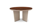 Table à manger ronde de luxe en marbre, style moderne et minimaliste