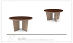 Table à manger ronde de luxe en marbre, style moderne et minimaliste