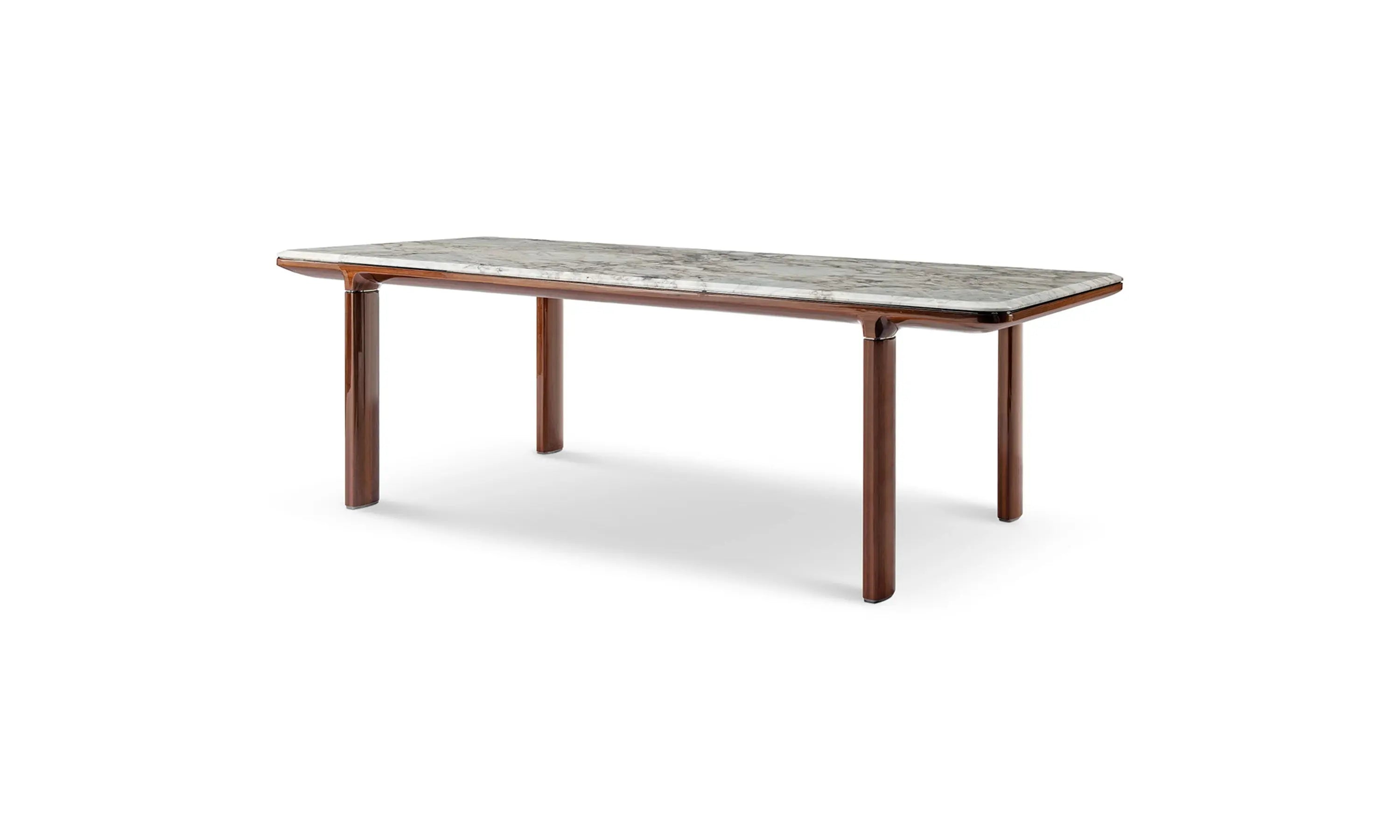 Table à manger moderne en marbre pour un repas élégant