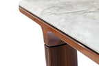 Table à manger moderne en marbre pour un repas élégant