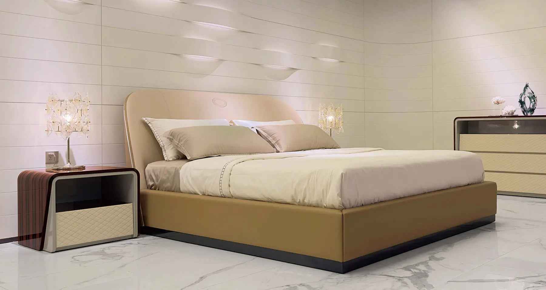Table de chevet moderne avec tiroir pour chambre à coucher